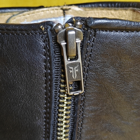 Frye Veronica Short Boot Buckle Black Leather Women's Shoe Size 9.5B - Picture 11 of 15